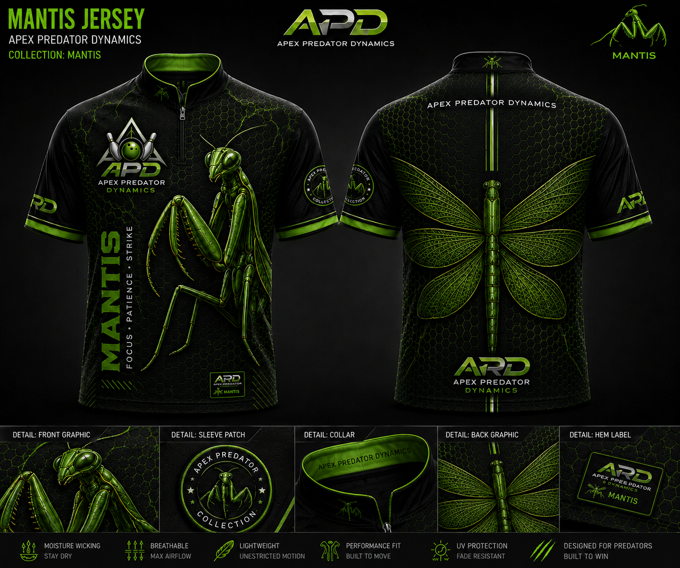 Praying Mantis Jersey
