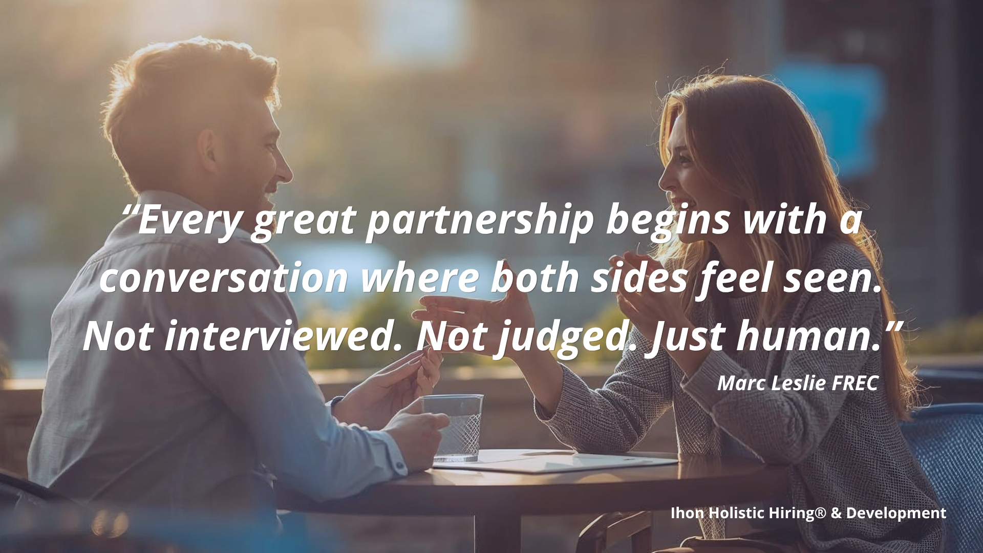 Stop Interviewing and Start Healthy Dating