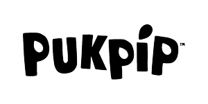 Pukpip logo in black script on a white background.