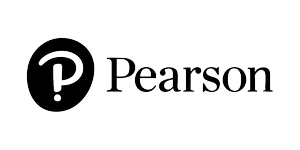 Pearson logo in black script on a white background.