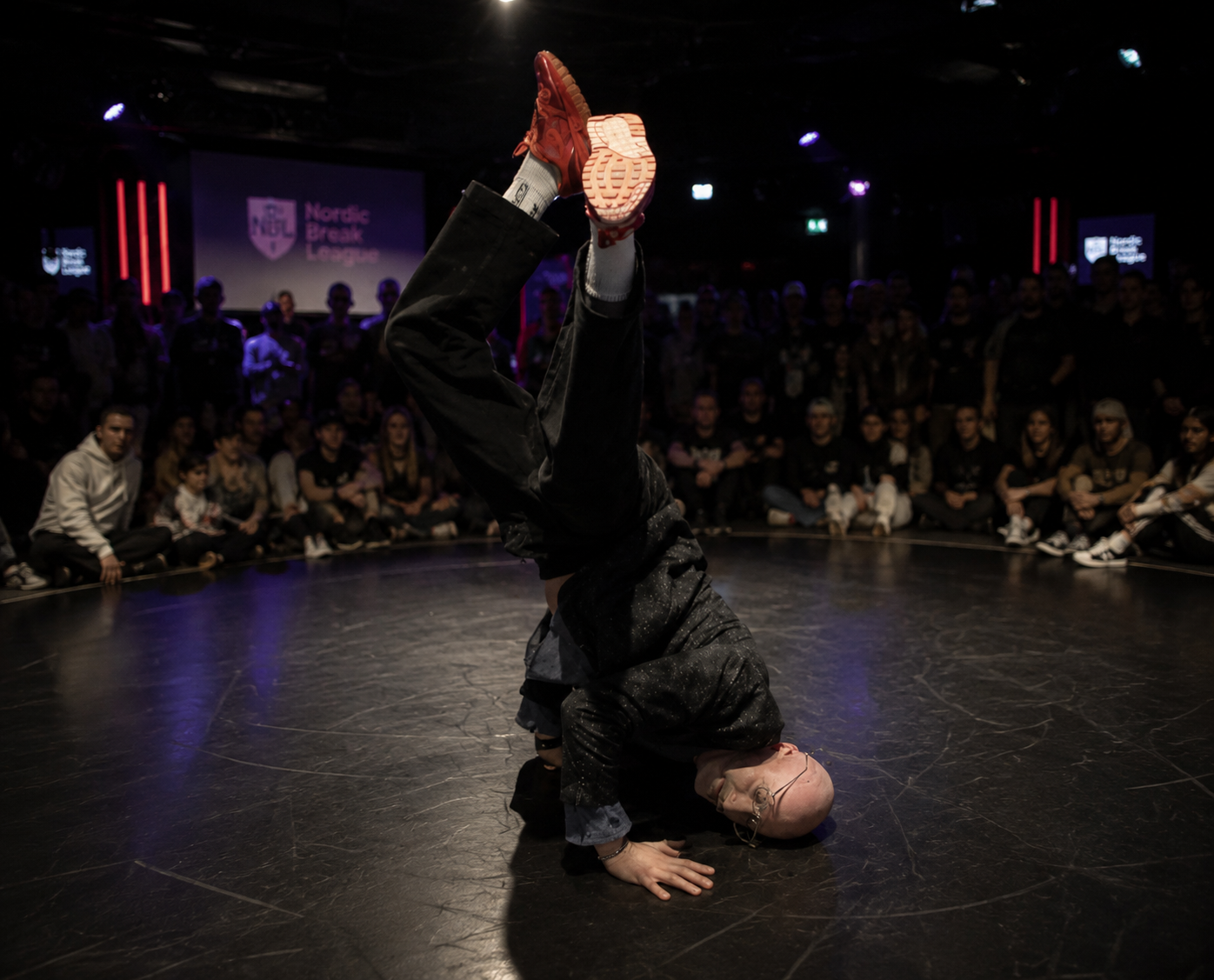 Miles Avison break dancing