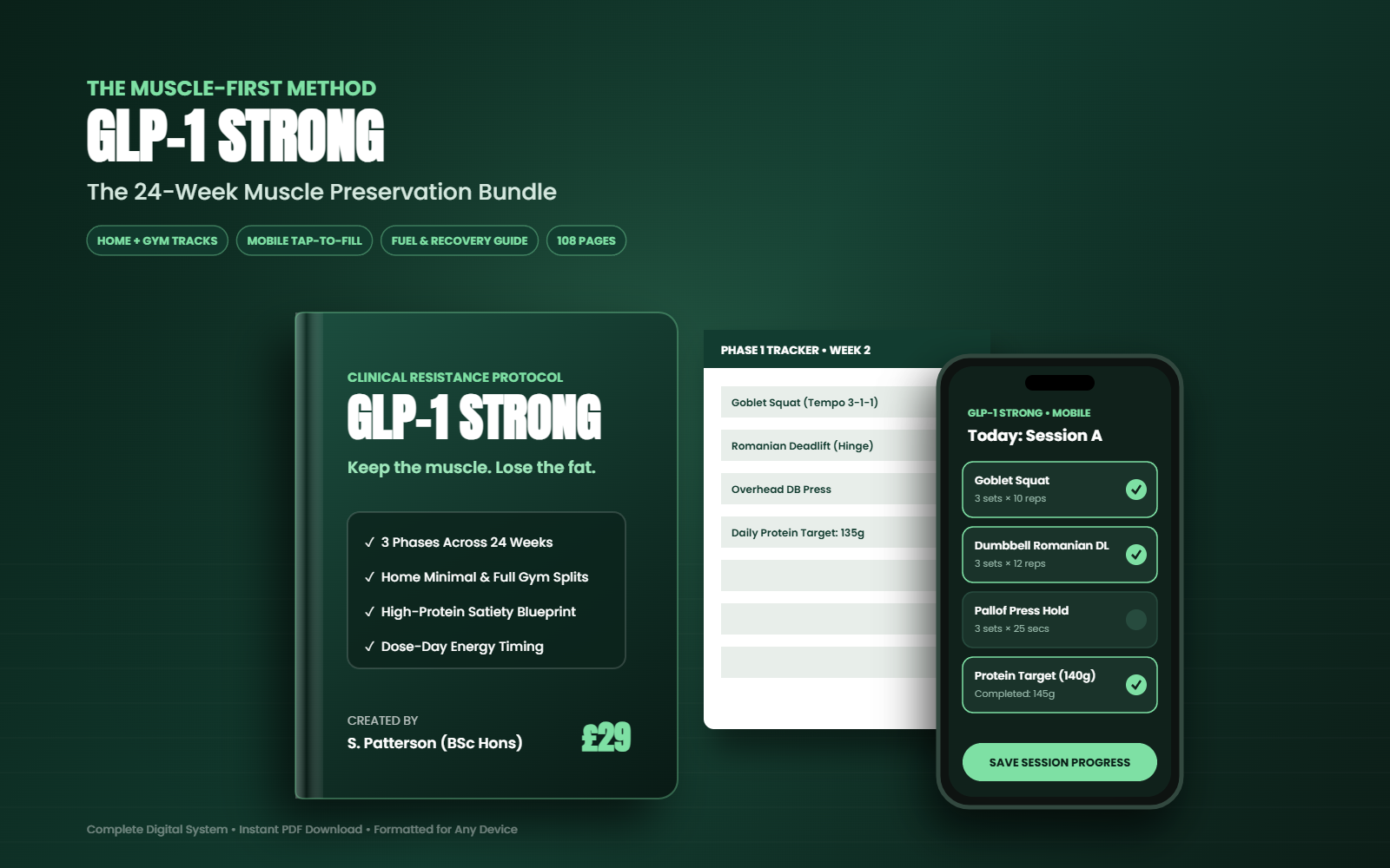 GLP-1 Strong — The Complete 24-Week Bundle