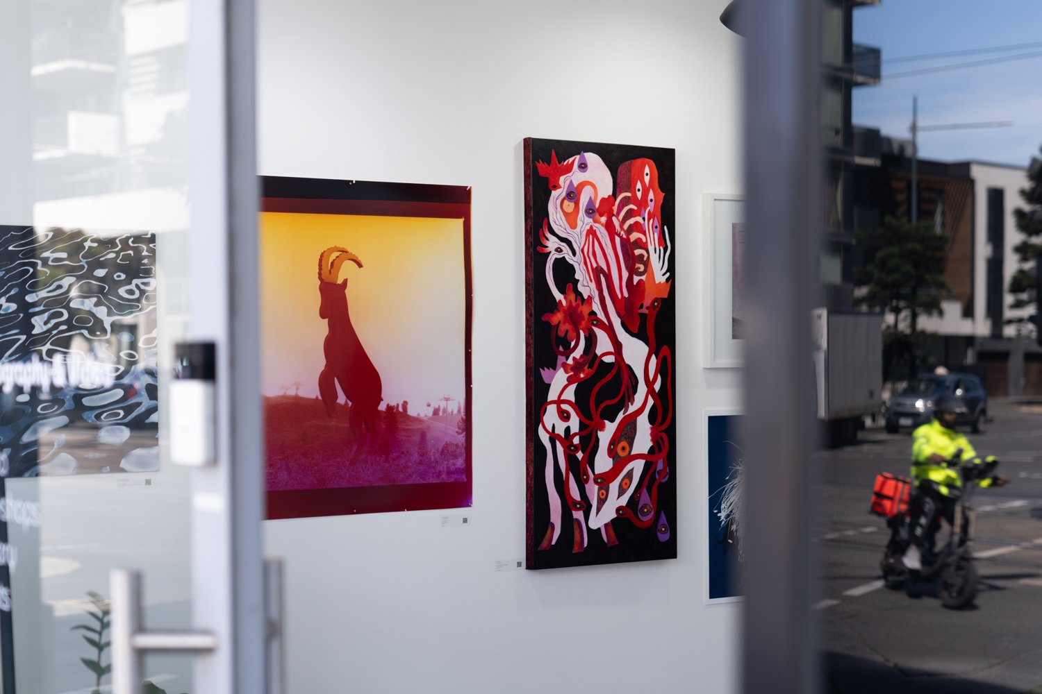 Exhibition opening at Great Space Gallery in Docklands