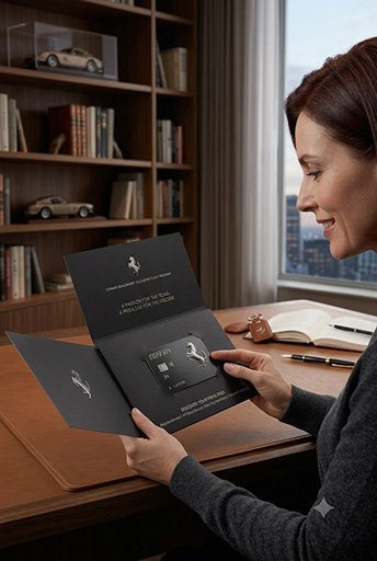 High End credit card mailers.