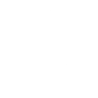 Simplified drawing of the sun with rays.