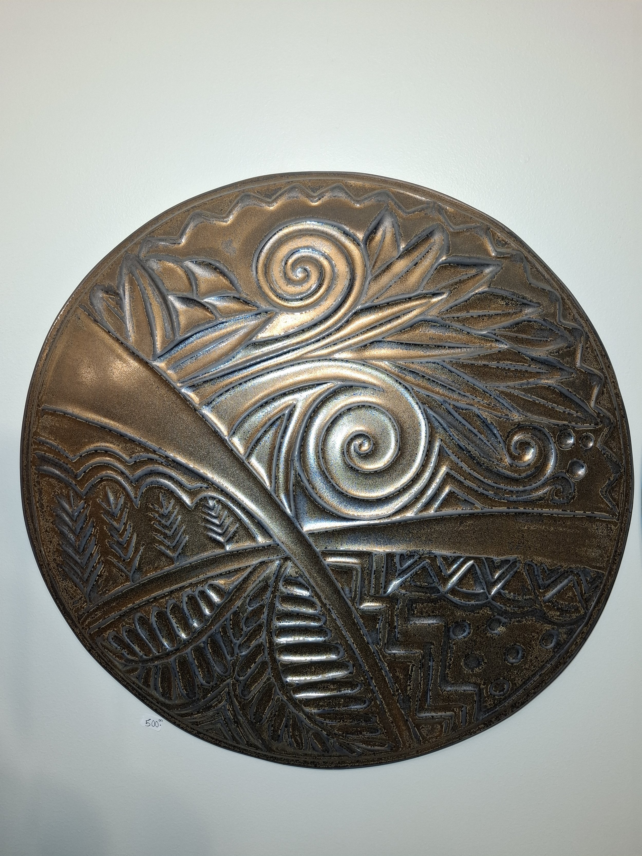 Carved Ceramic Wall Art