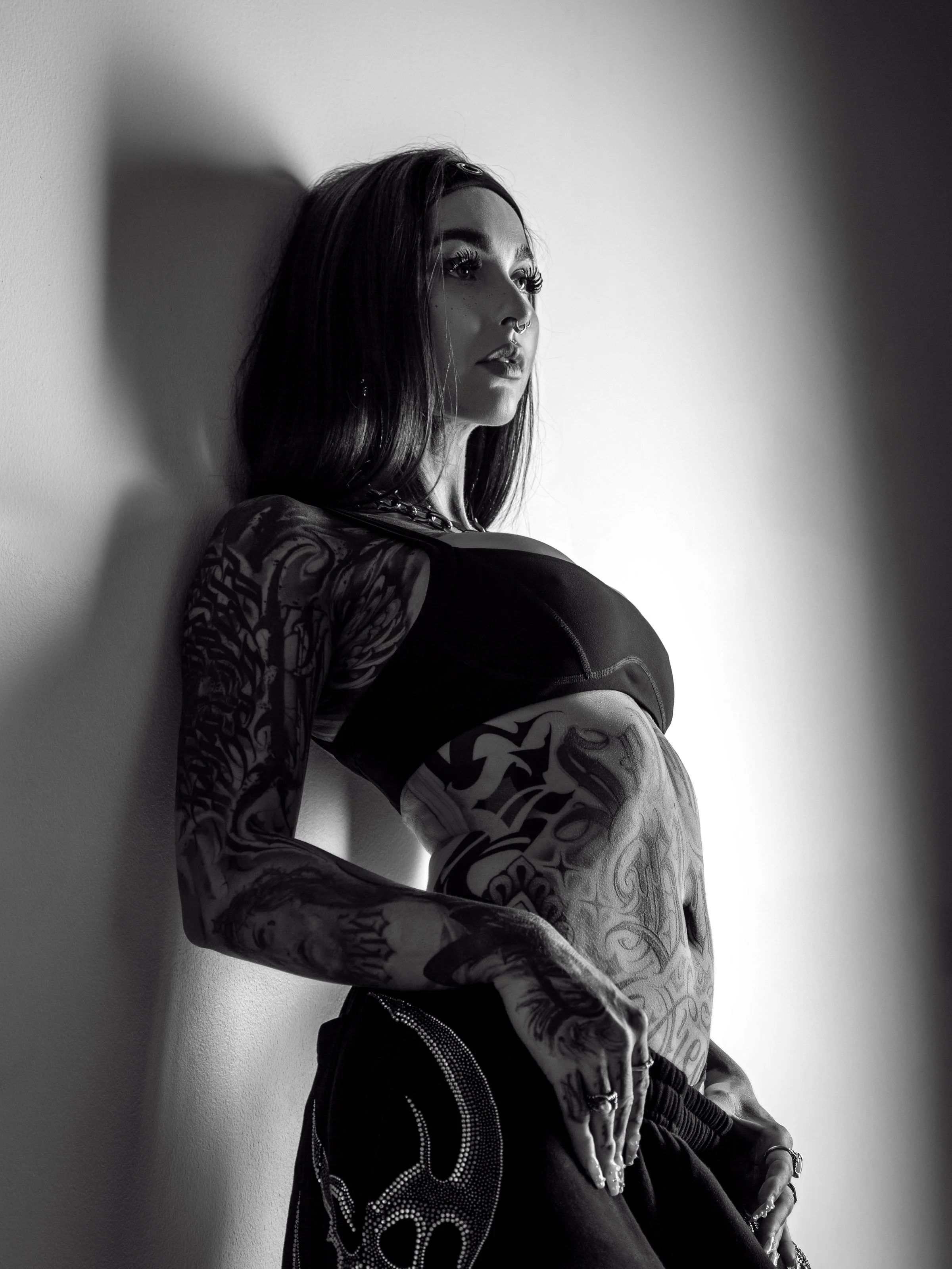 A little appreciation post for the talented human behind these photos 🖤📸

A little while ago, @lenka_mikulova_bw reached out to me and asked if I&rsquo;d be up for doing a photoshoot together to showcase heavily tattooed women, I&rsquo;m so glad we