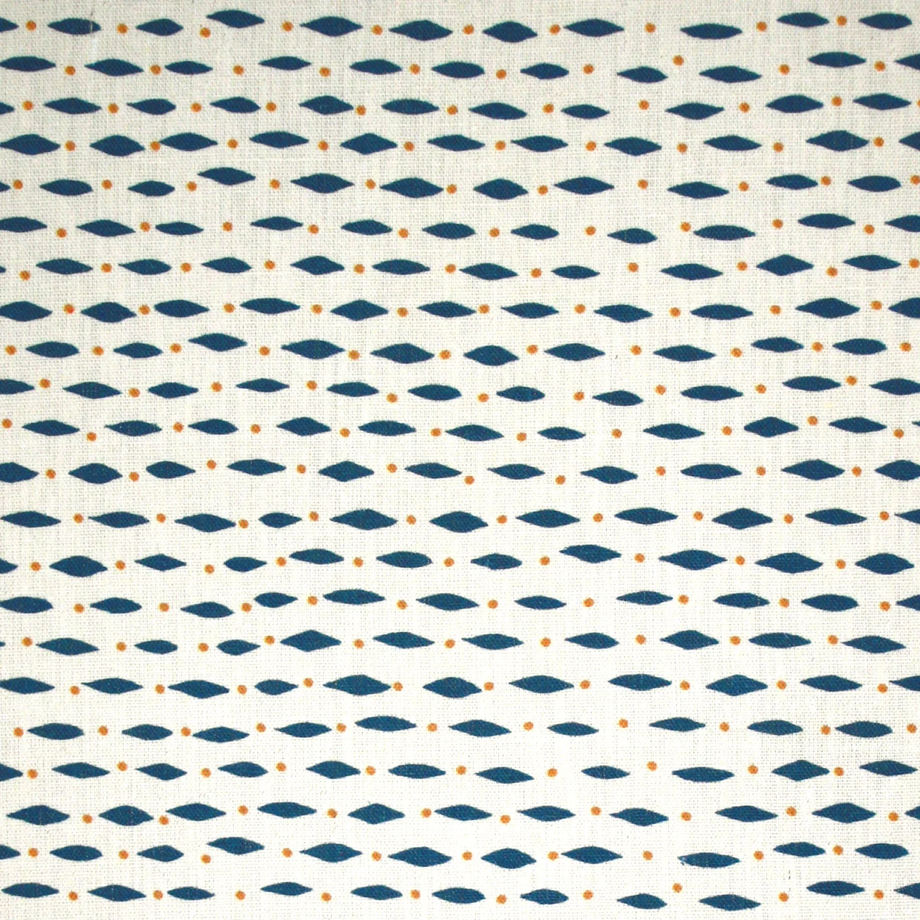Dimpsey Linen Indigo/Mustard
