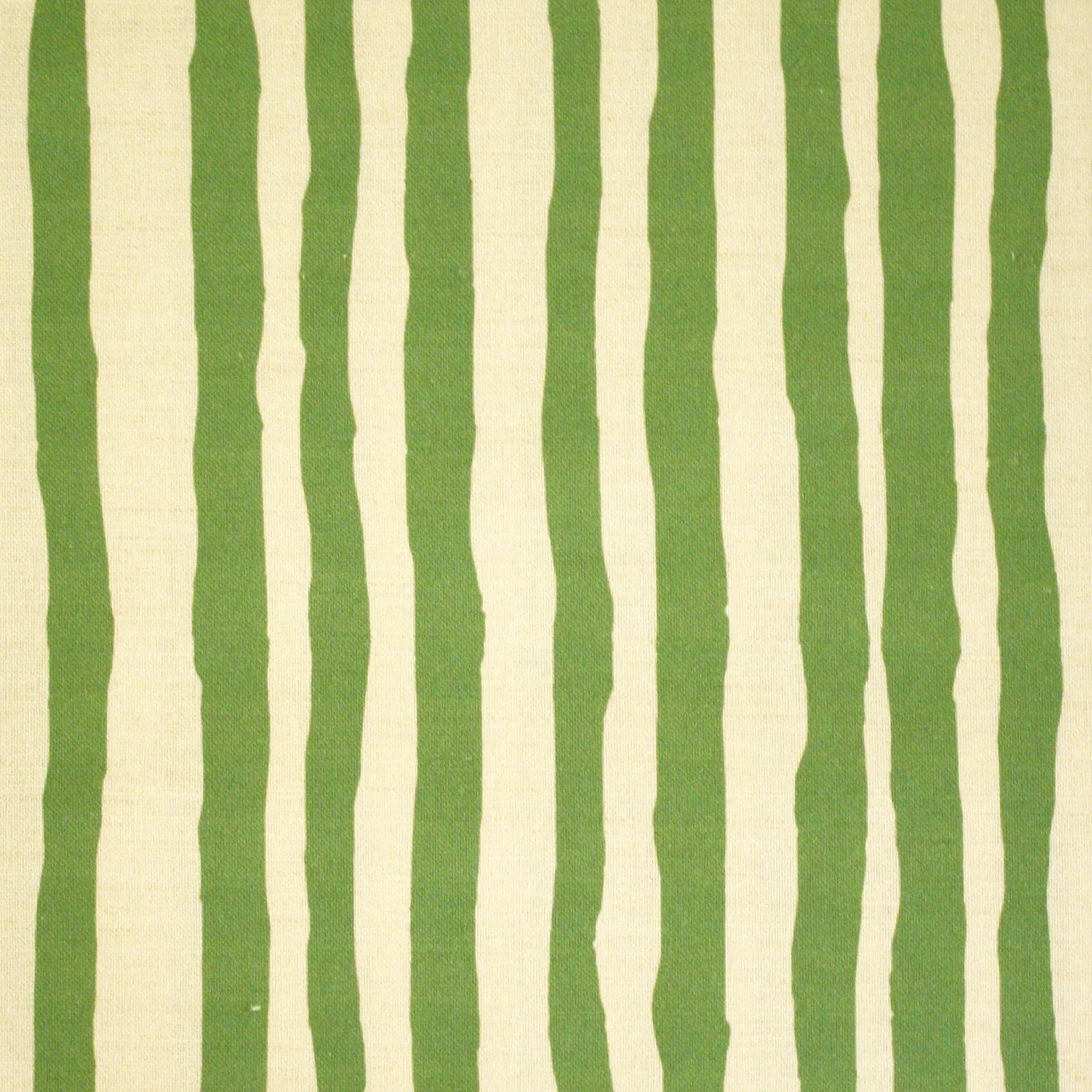 Painted Stripe Fabric Olive Green