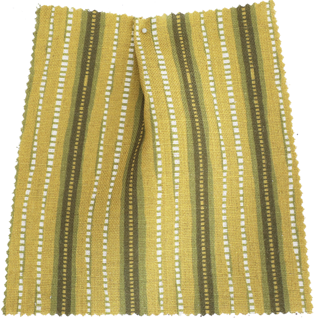 Stitch Stripe- Mustard and Olive