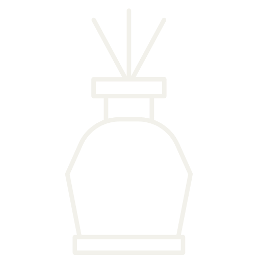 Frasco de perfume con spray en la parte superior
