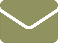 An envelope icon in olive green.