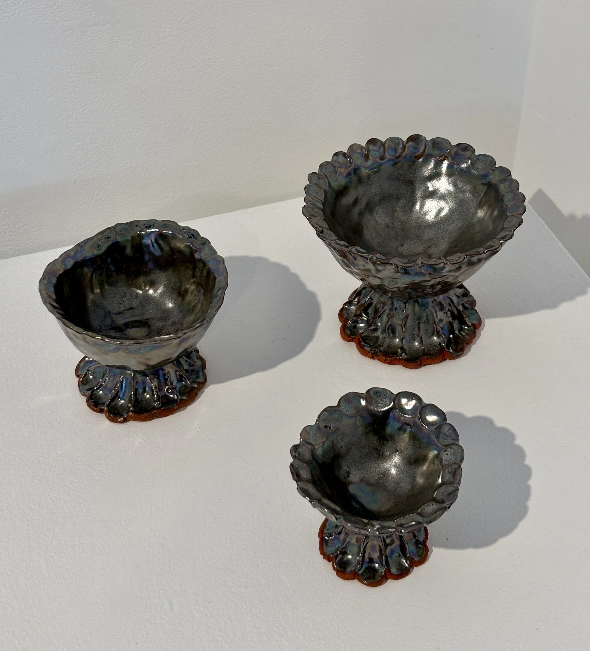 Offering Bowls, terracotta and glaze, 2026
