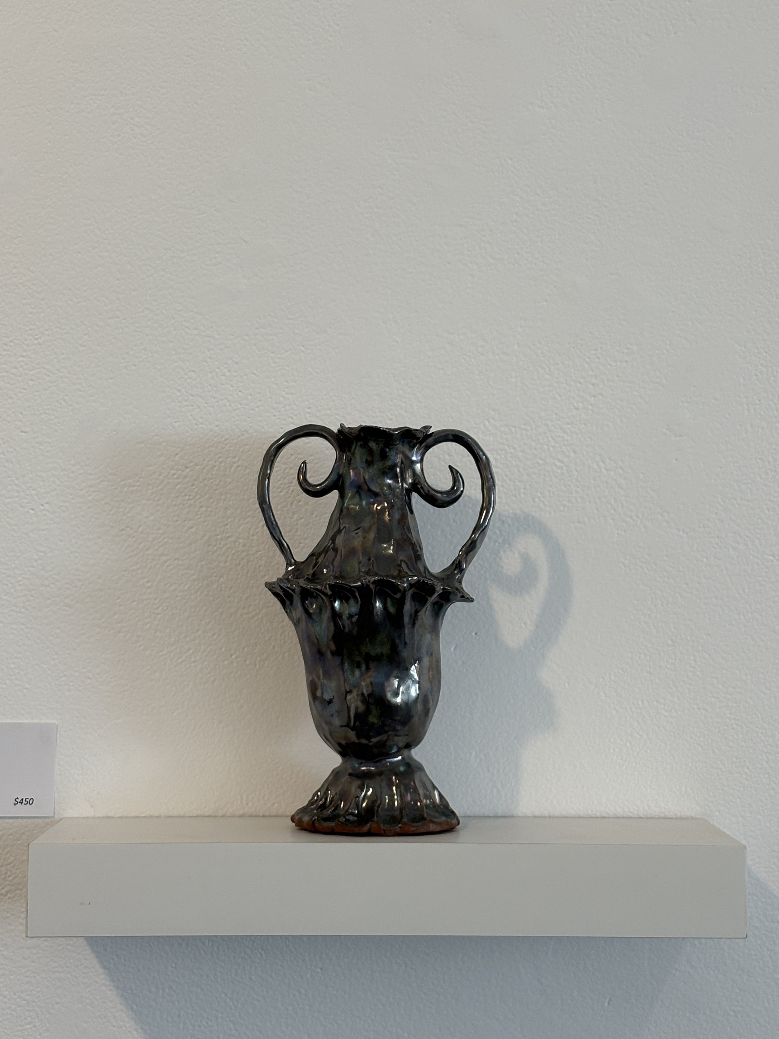 Ashes to Ashes - for Nick, terracotta and glaze, 2026