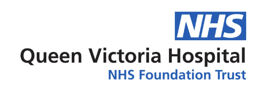 NHS Queen Victoria Hospital NHS Foundation Trust logo.