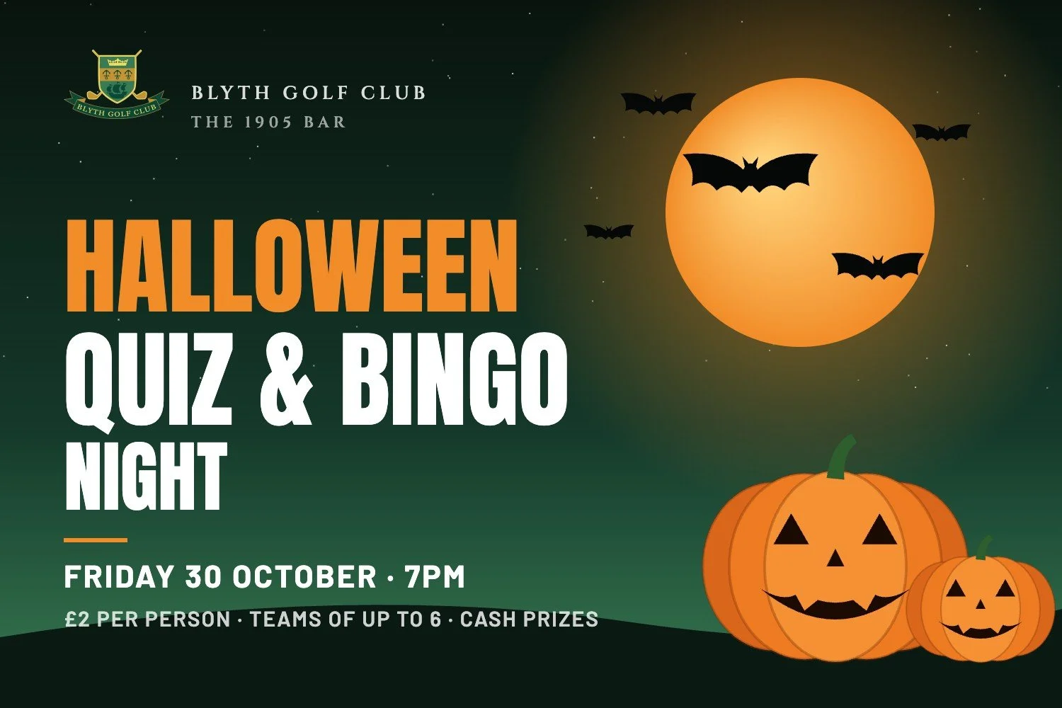 Halloween Quiz and Bingo Night