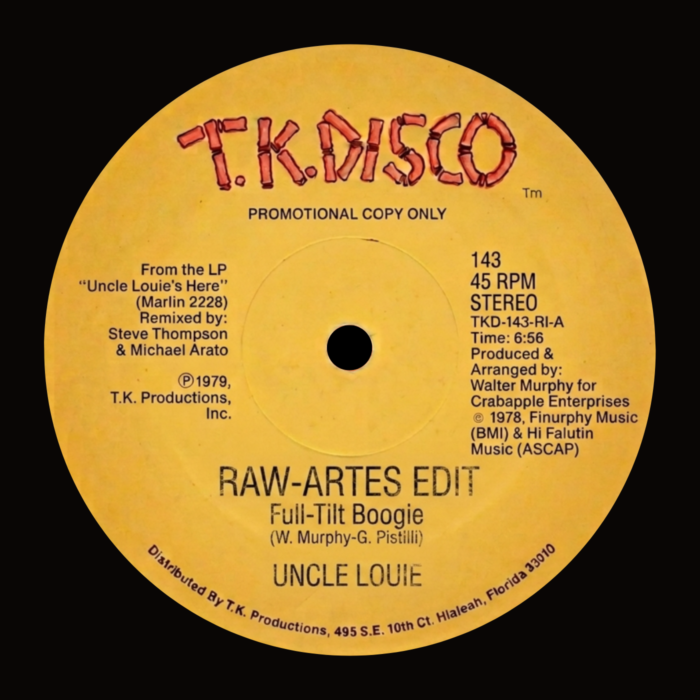 Uncle Louie - Full Tilt Boogie (Raw-Artes Edit)