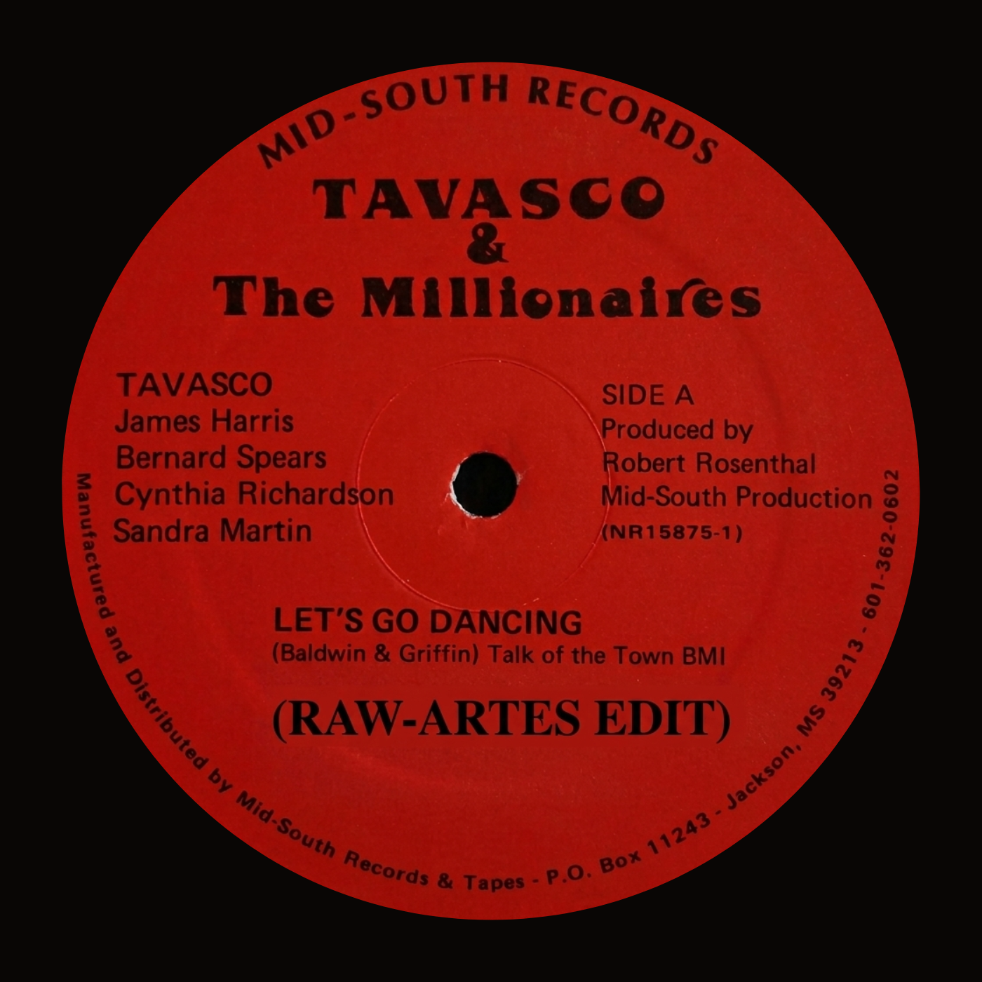 Tavasco & The Millionnaires - Let's Go Dancing (Raw-Artes Edit)