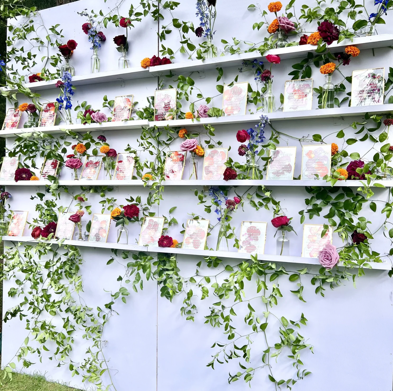 20 unique seating charts for your wedding