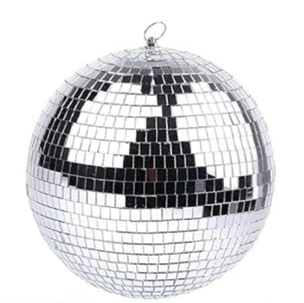 12 INCH DISCO BALL | $25