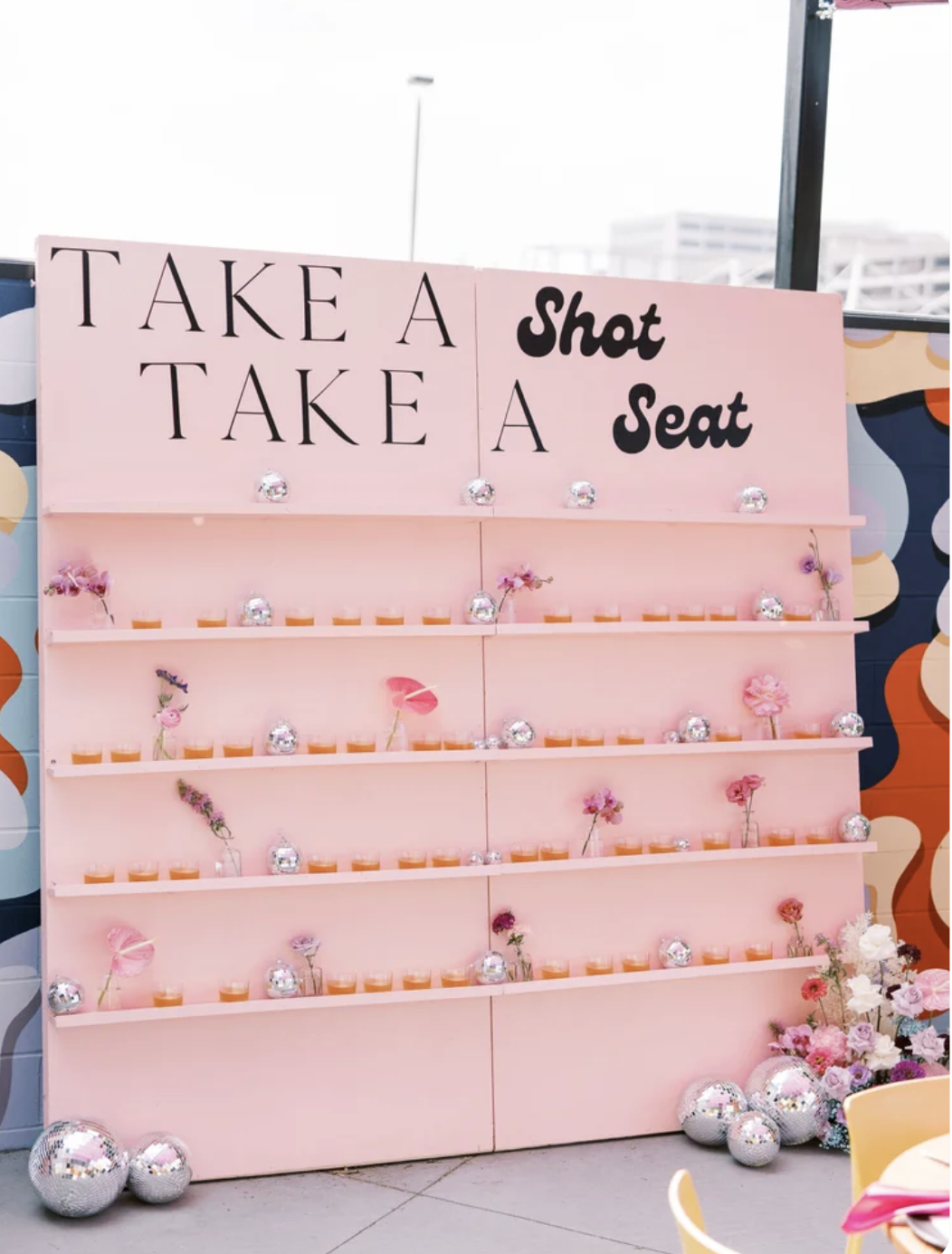 8X8 DRINK WALL | $550 | PAINT COLORED CAN BE CUSTOMIZED TO YOUR EVENT