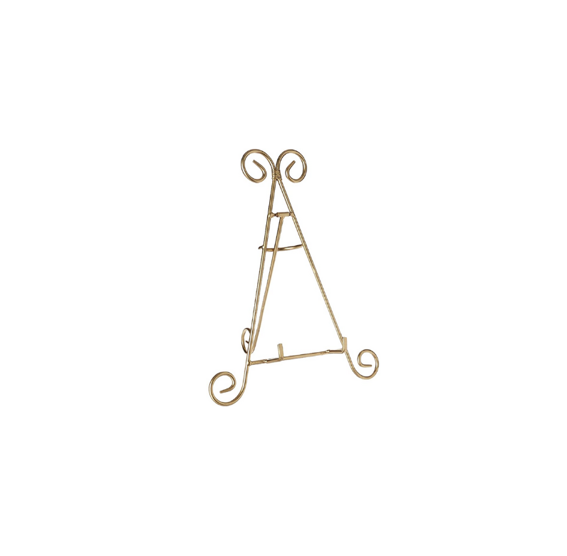 SMALL GOLD EASEL | $