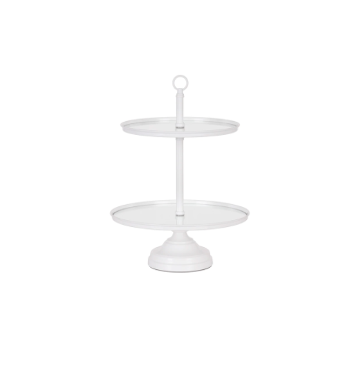 2 TIER WHITE CUPCAKE STAND | $15
