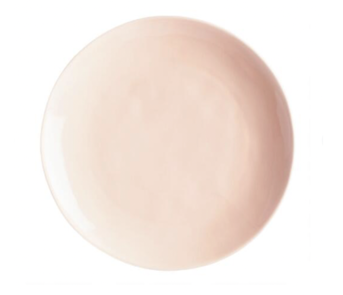 BLUSH CHARGER PLATE | $4