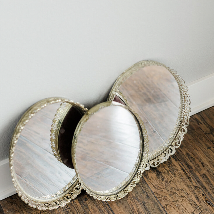 OVAL VINTAGE MIRRORS | $15