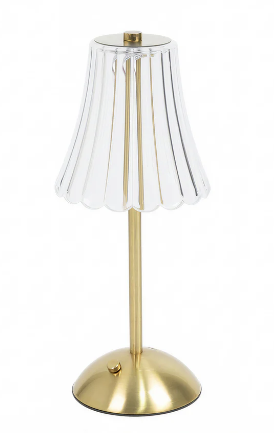 FLUTED RIBBED LAMP  | $12