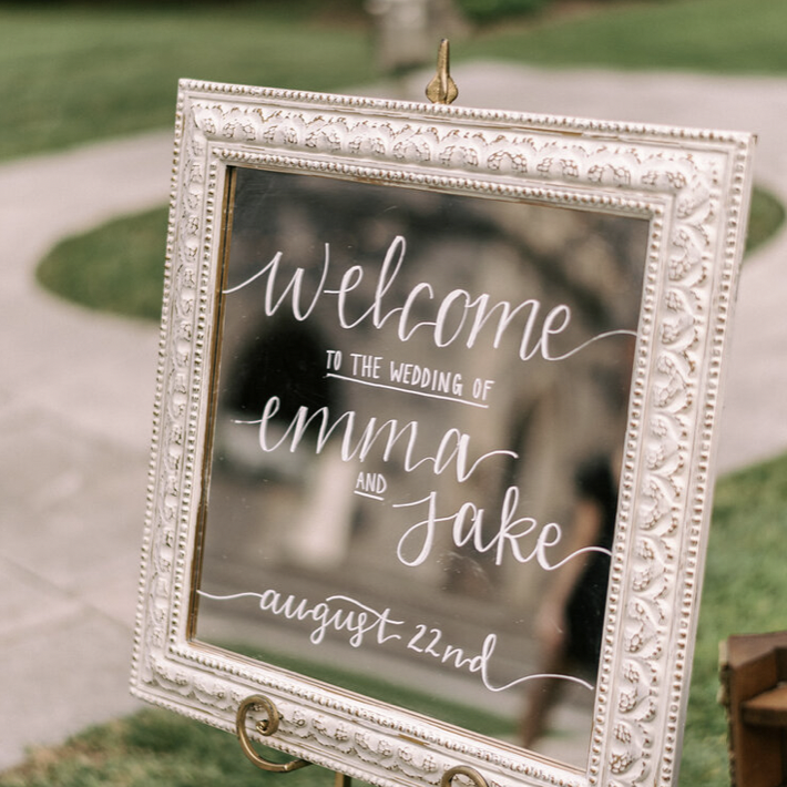 MEDIUM SIZE VINTAGE MIRROR | $30