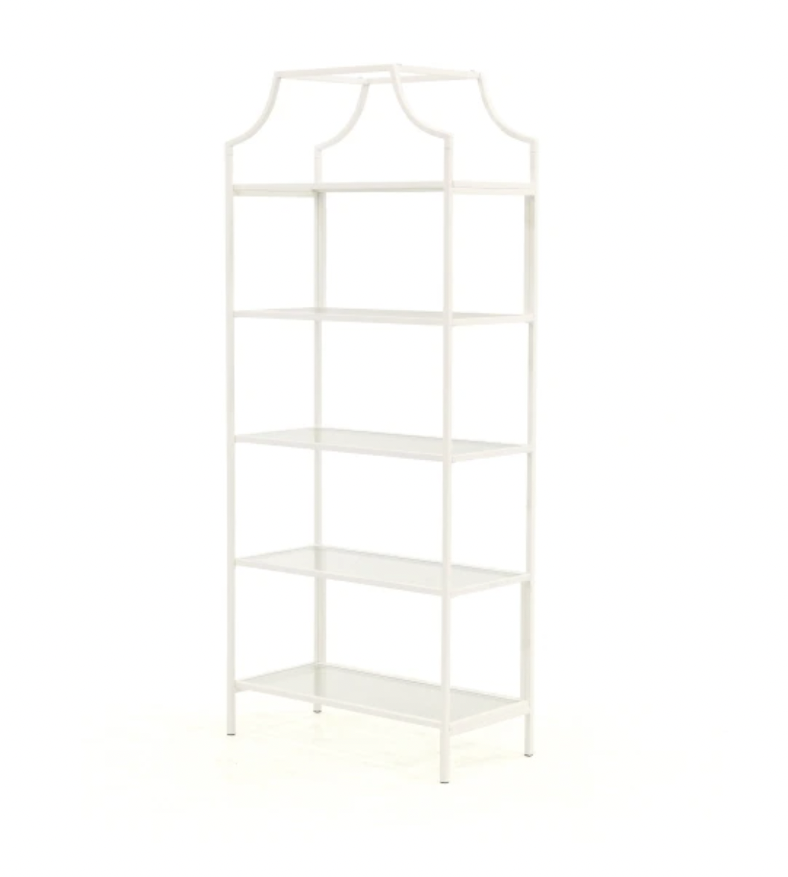 WHITE + GLASS SHELVES | $125