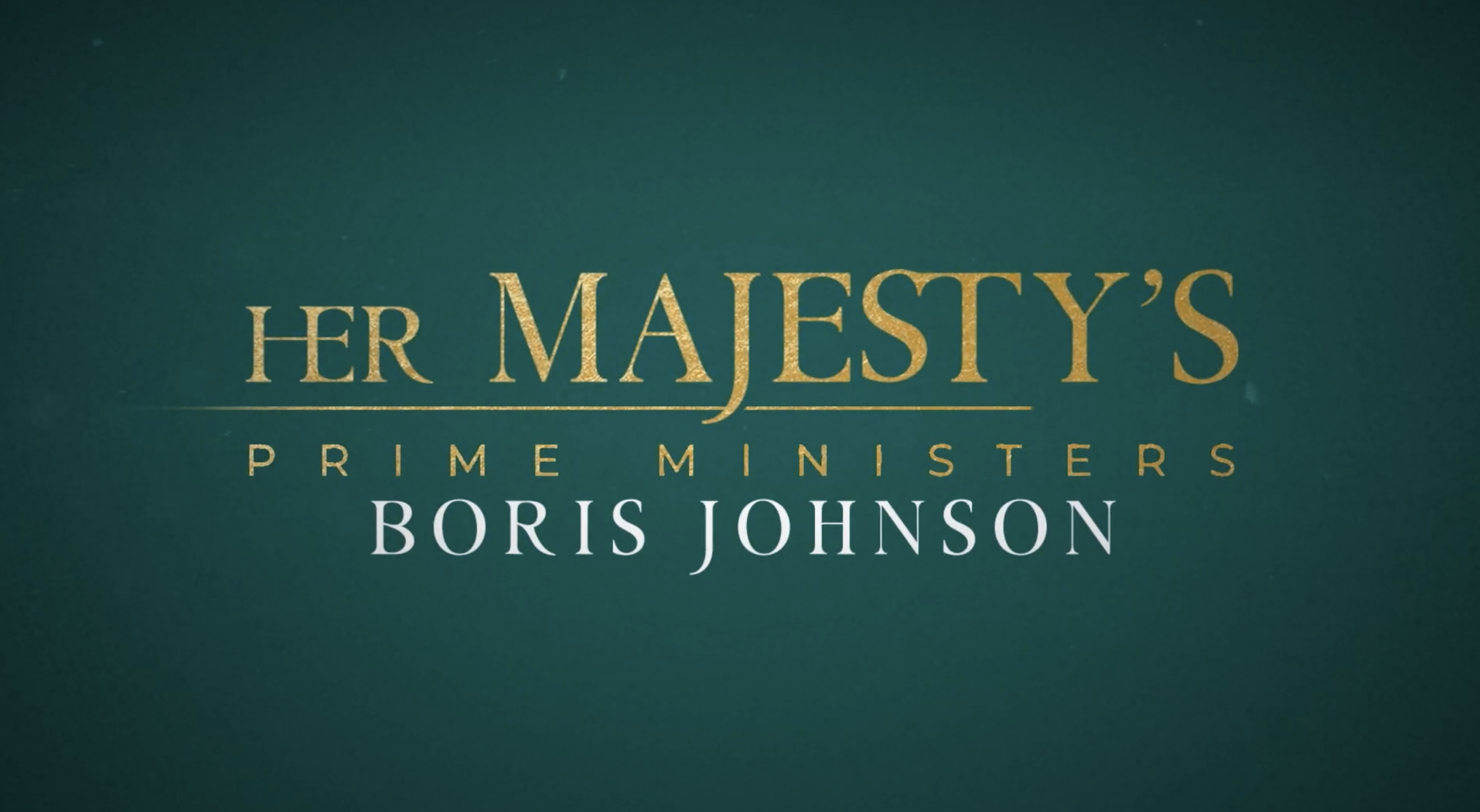 Book cover titled "Her Majesty's Prime Ministers" by Boris Johnson with green background and gold and white text.