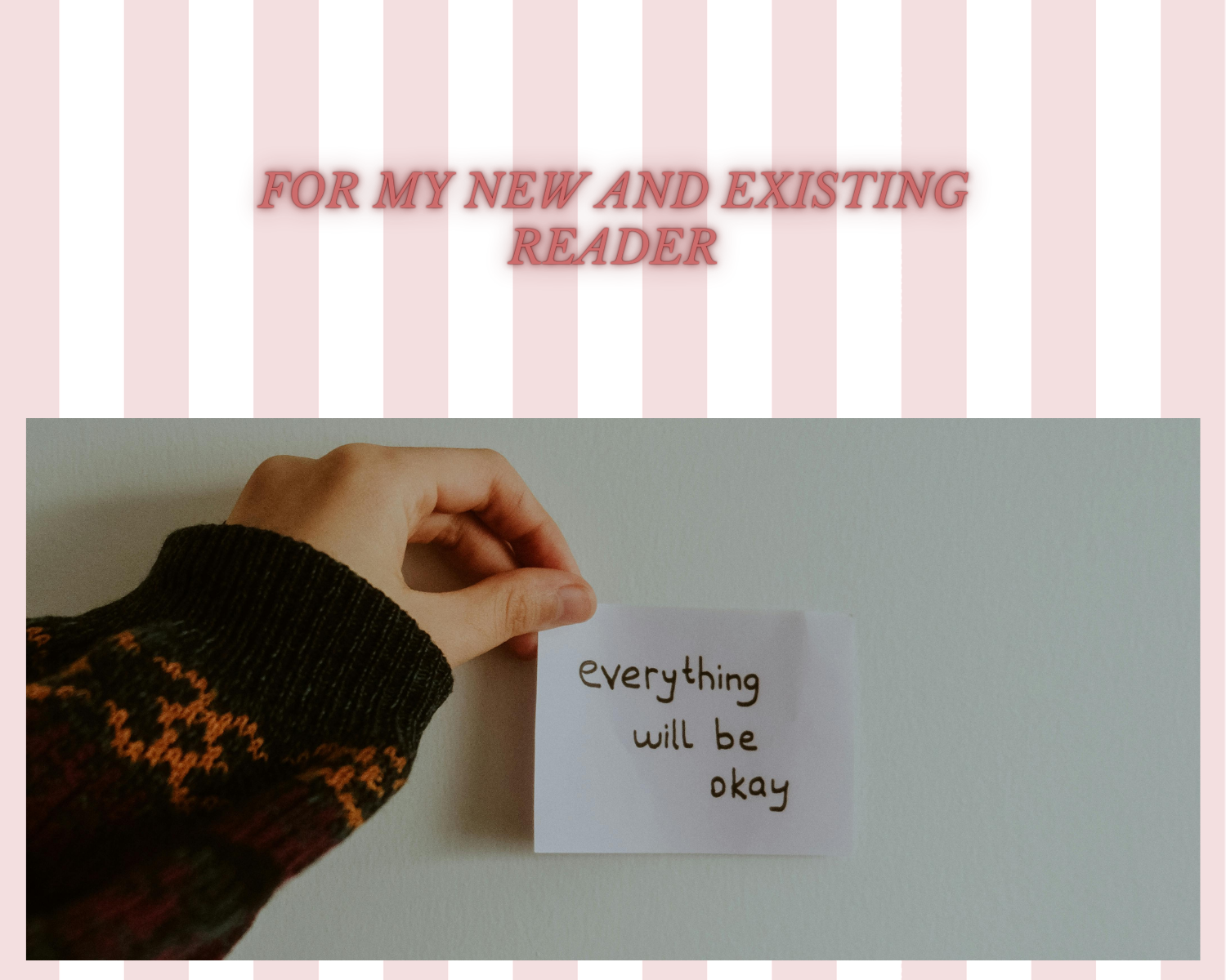  For my new and existing Reader