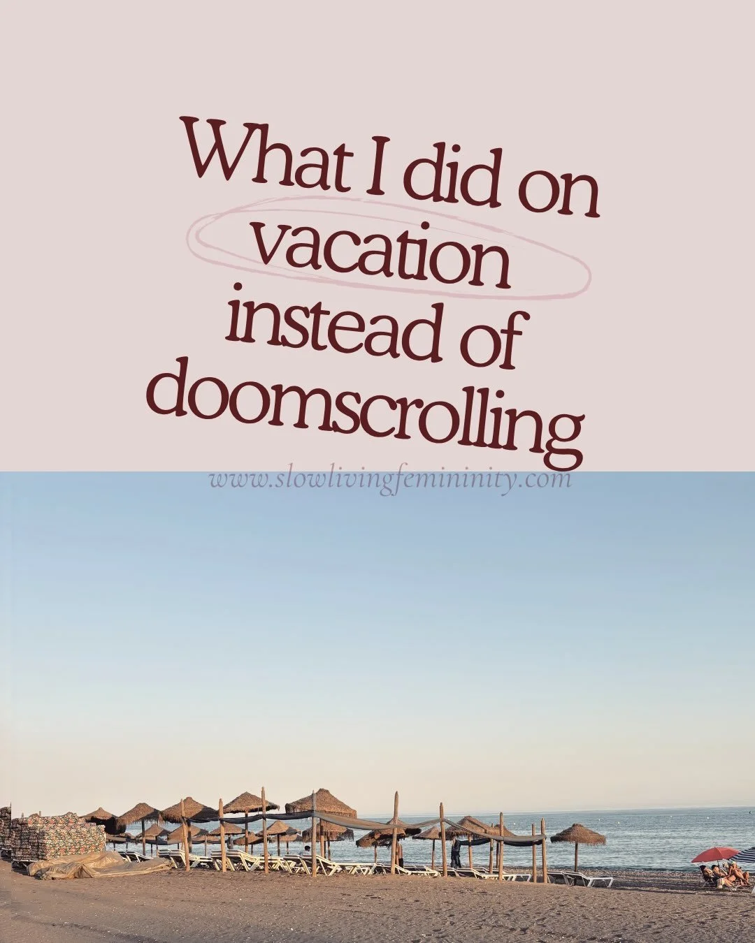 What I did instead of doomscrolling on my vacation 🌅
~
~
&deg;❀⋆.ೃ࿔*:･&deg;❀⋆.ೃ࿔*:･
#doomscrolling, #habits, #hobbies, #stopdoomscrolling