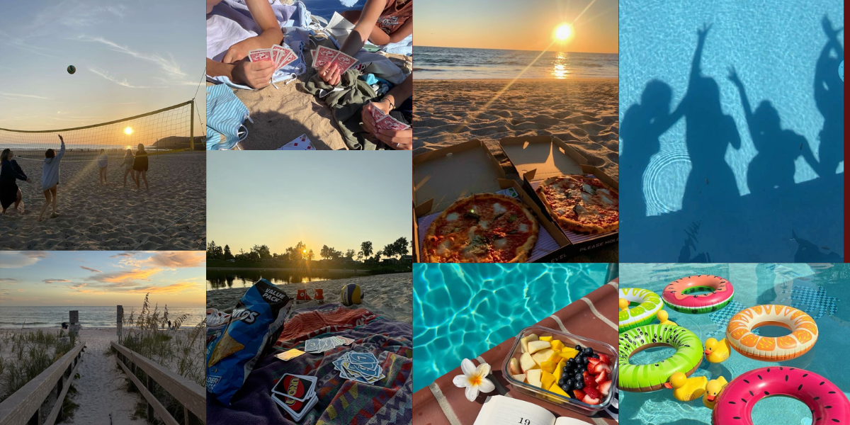 Have a beach or pool day to have a slow living summer