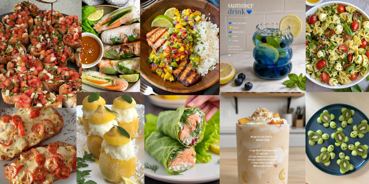 Summer recipes for fun summer activities to try out