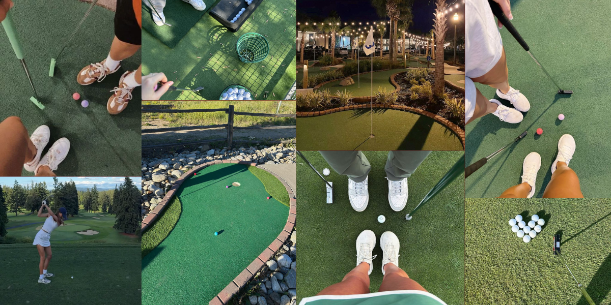 Spend some fun time golfing or do mini-golf