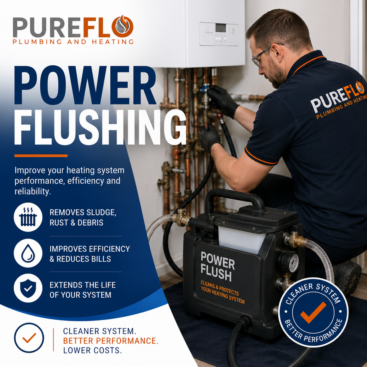 Power Flushing (Contact for Price)