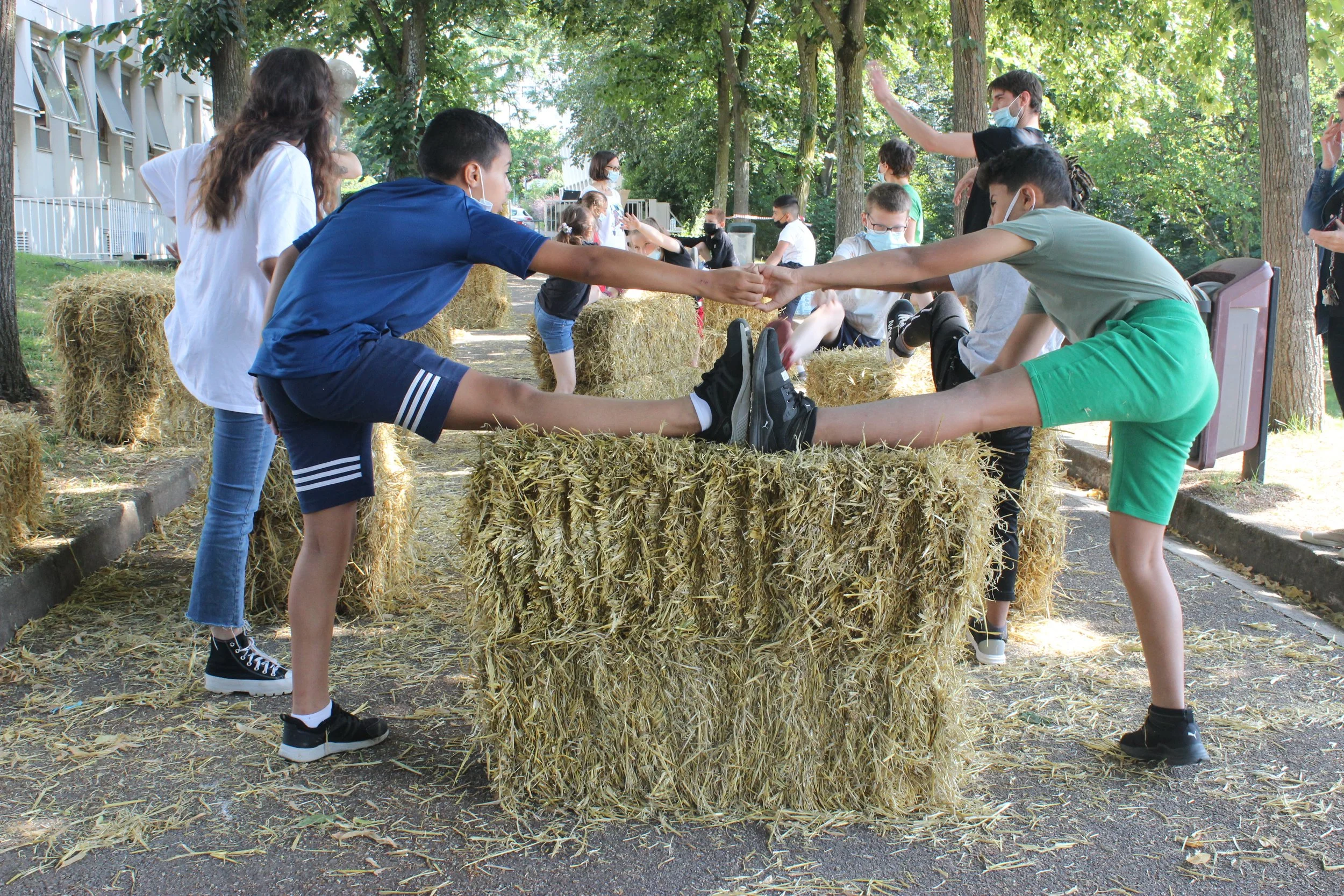 Yoga paille