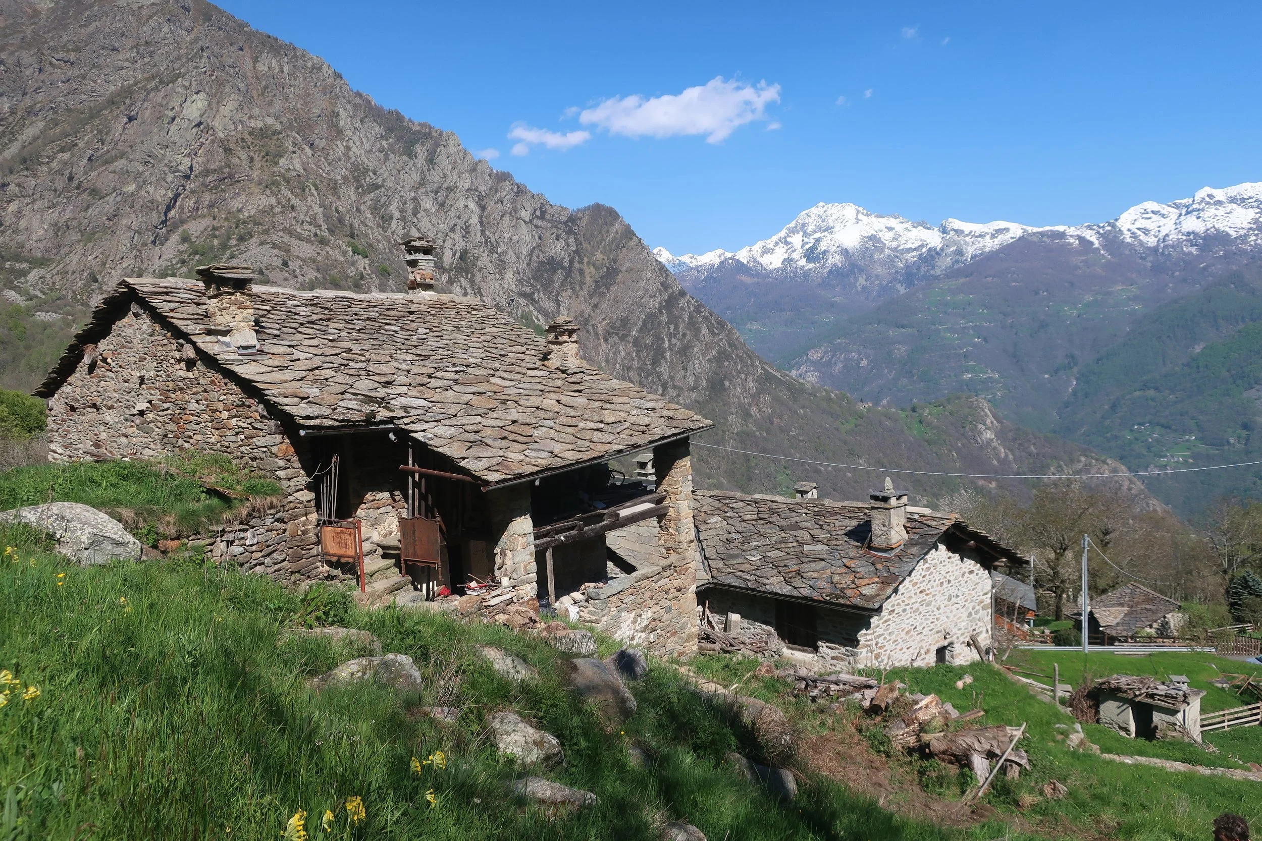 Maison-monument dans les Alpes