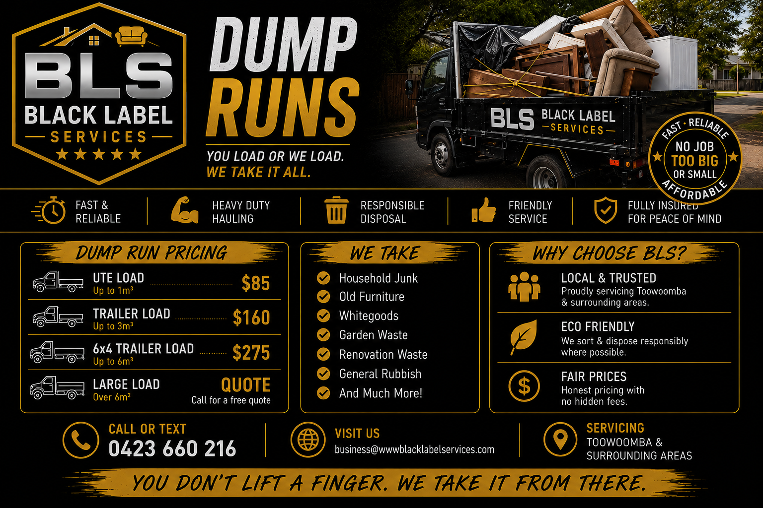 Dump Runs/Rubbish Removal