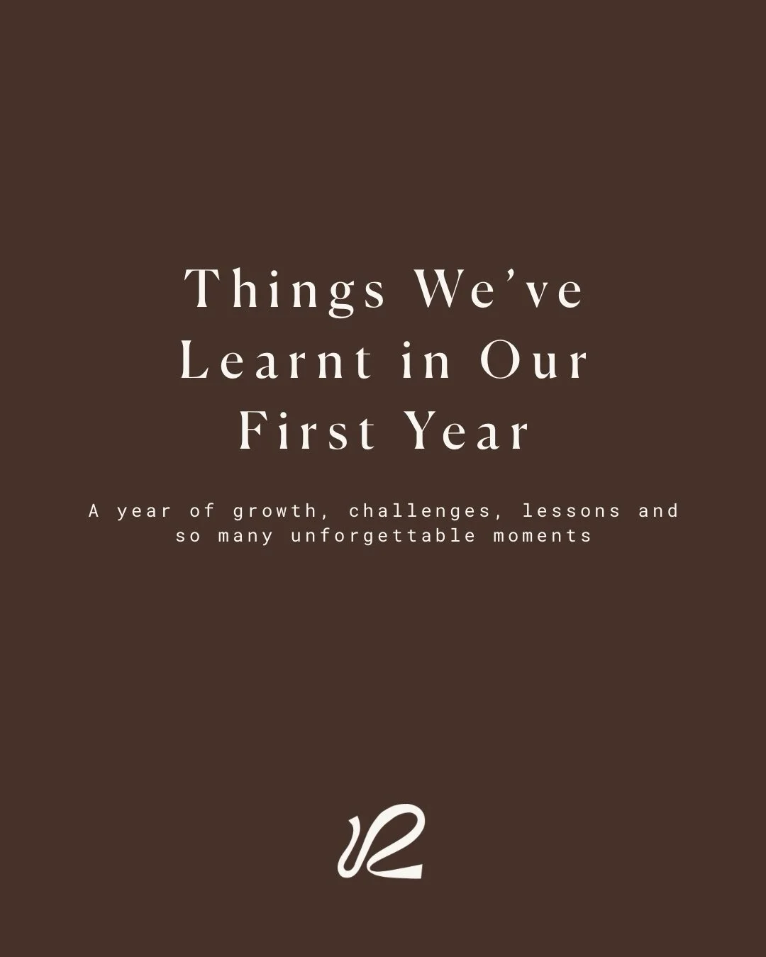 One whole year of Rise. 🤍

People often see the finished product&mdash;the beautiful studio, the classes and the community&mdash;but behind every small business is an incredible amount of hard work, uncertainty, learning and sacrifice.

This first y