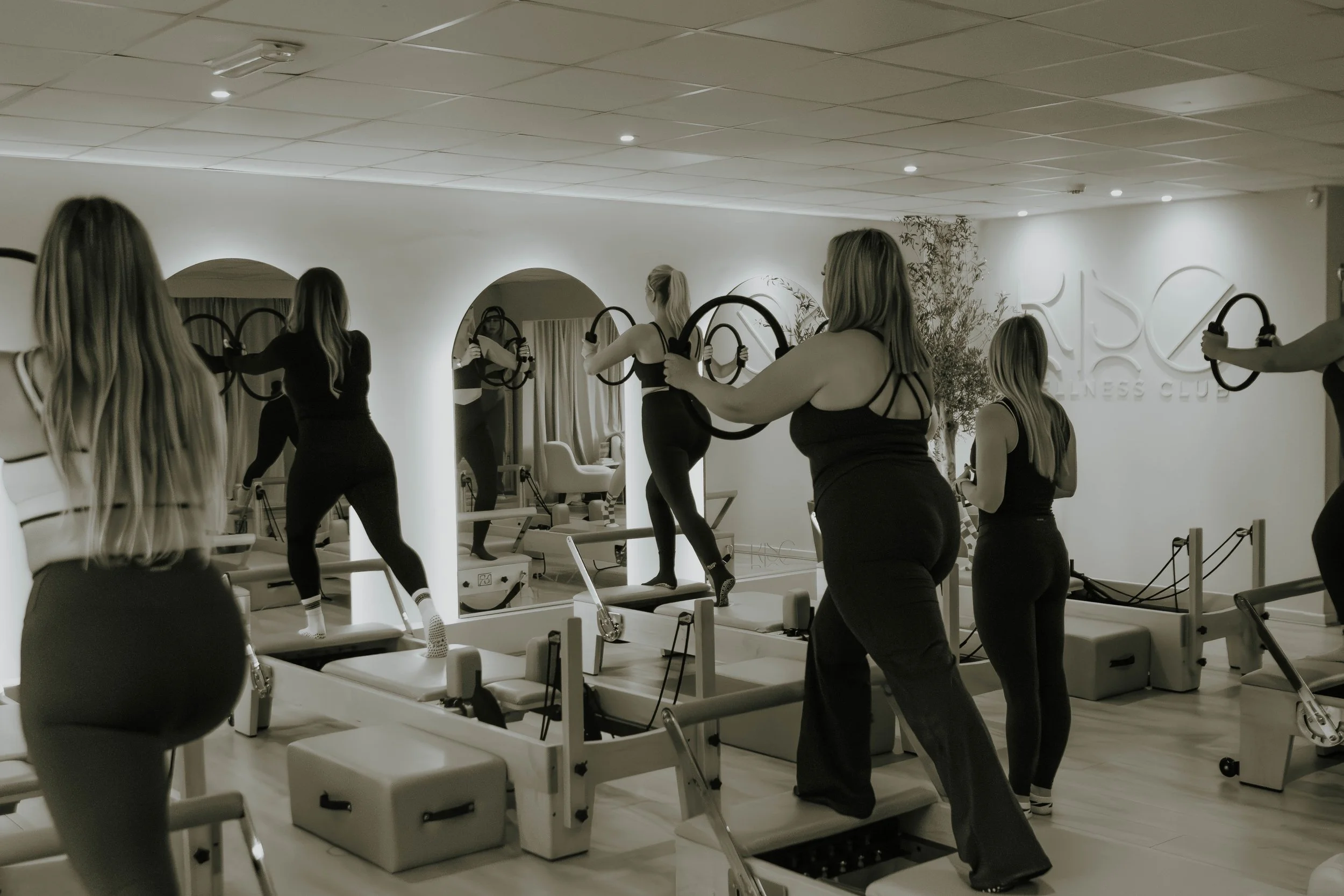 Reformer Pilates Class at Rise Wellness Club