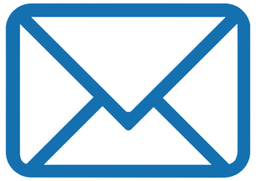 Blue outline icon of an envelope, representing email or messaging. People for Democratic AI regularly sends an informative newsletter to its members, educating them on the effects of AI and how to control the advancement of AI.