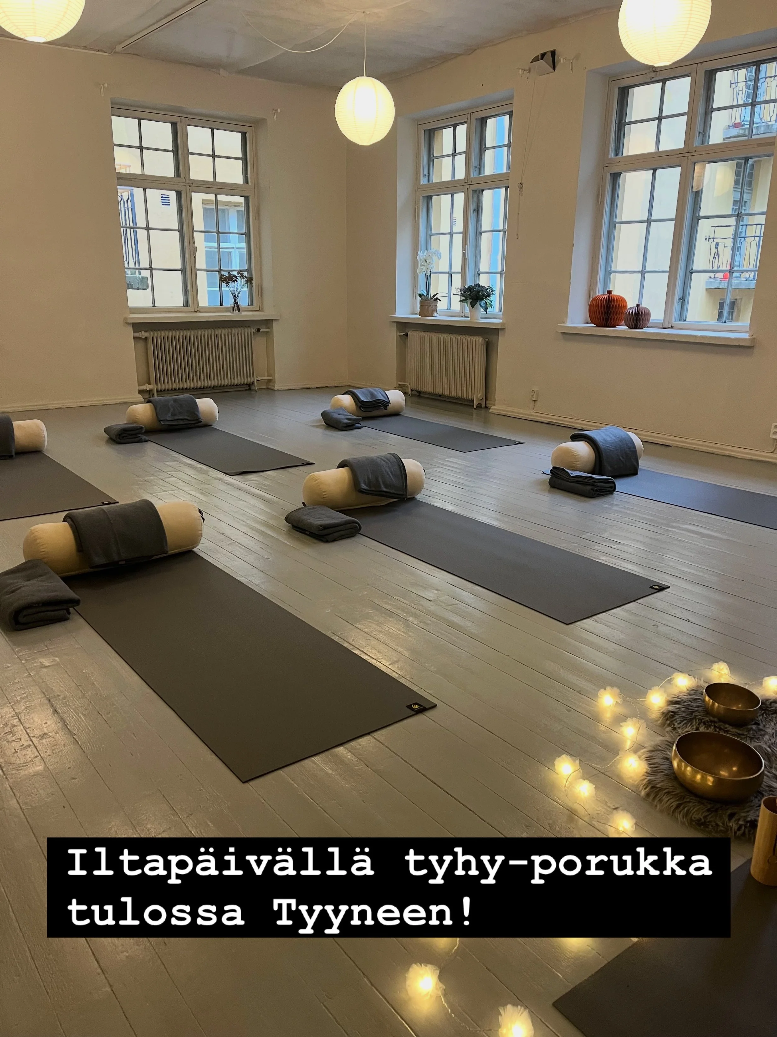 Torstai-iltap&auml;iv&auml; 🤍! 

🤍Ty&ouml;porukka on tulossa Tyyneen &auml;&auml;nimaljarentoutukseen! 
🤍T&auml;&auml;ll&auml; kaikki odottaa jo valmiina! 

L&auml;ntinen Pitk&auml;katu 16 b 
20100 Turku

#&auml;&auml;nimaljarentoutus #tyhy #palau
