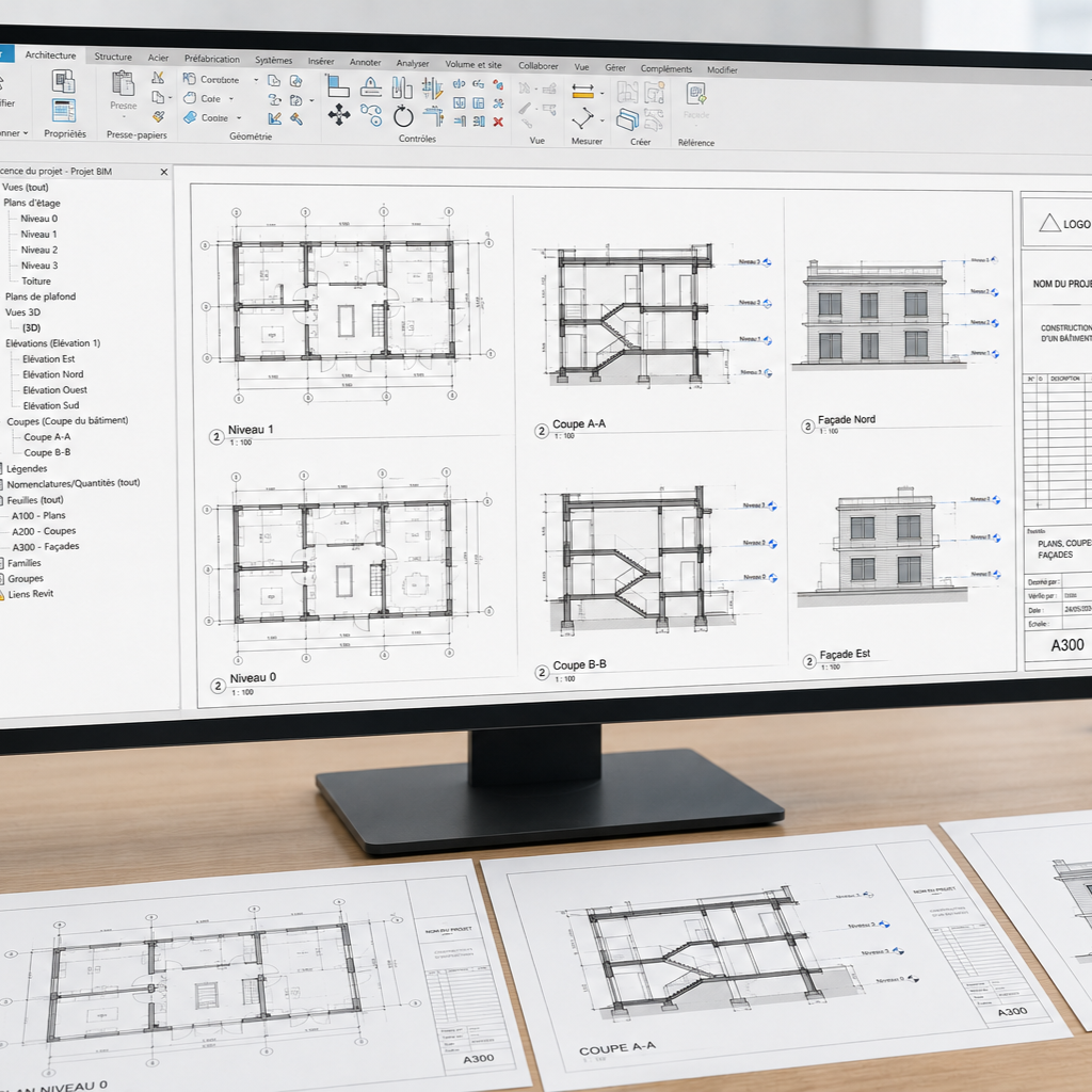 Réalisation de plans 2d