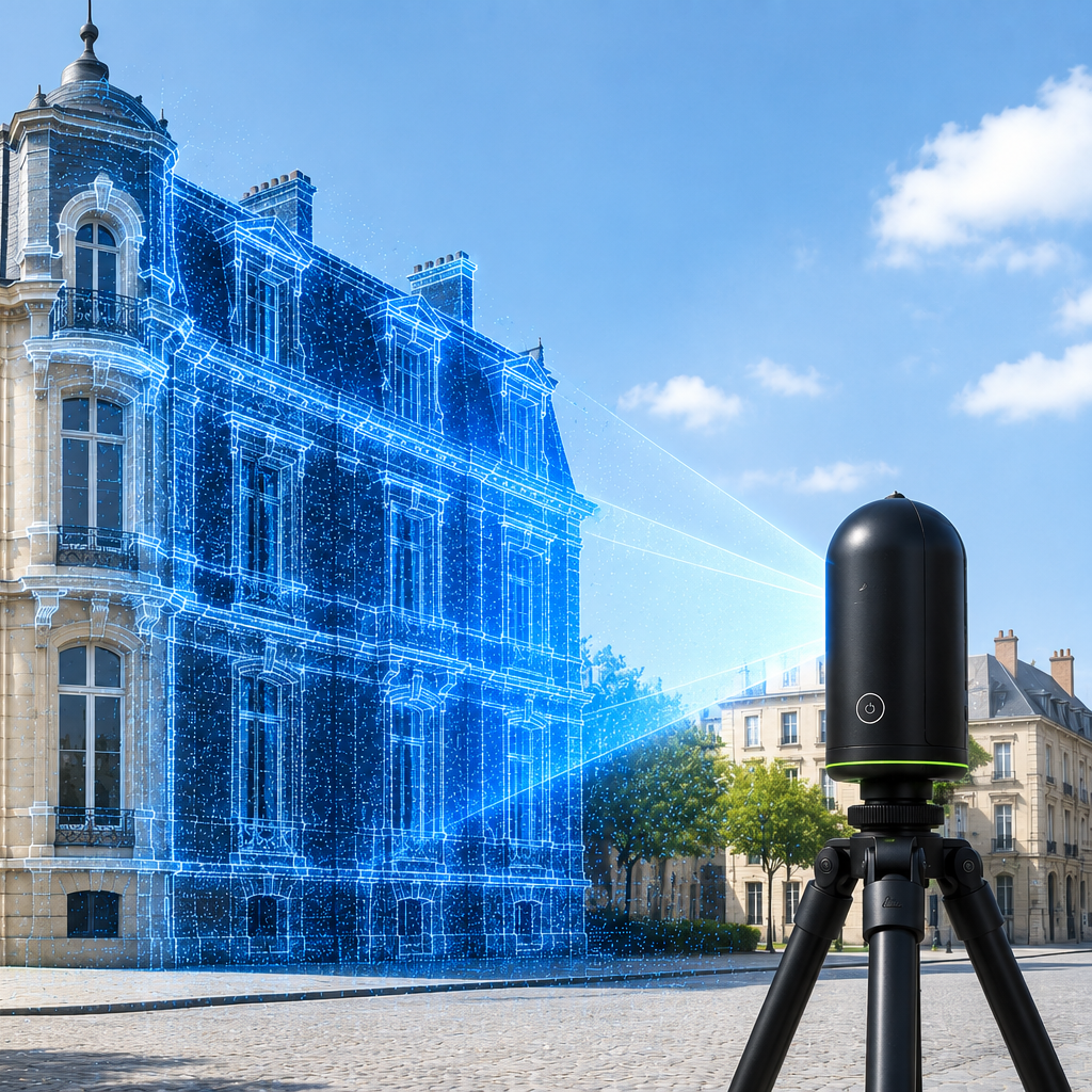 Relevé d'existant par scanner laser 3D