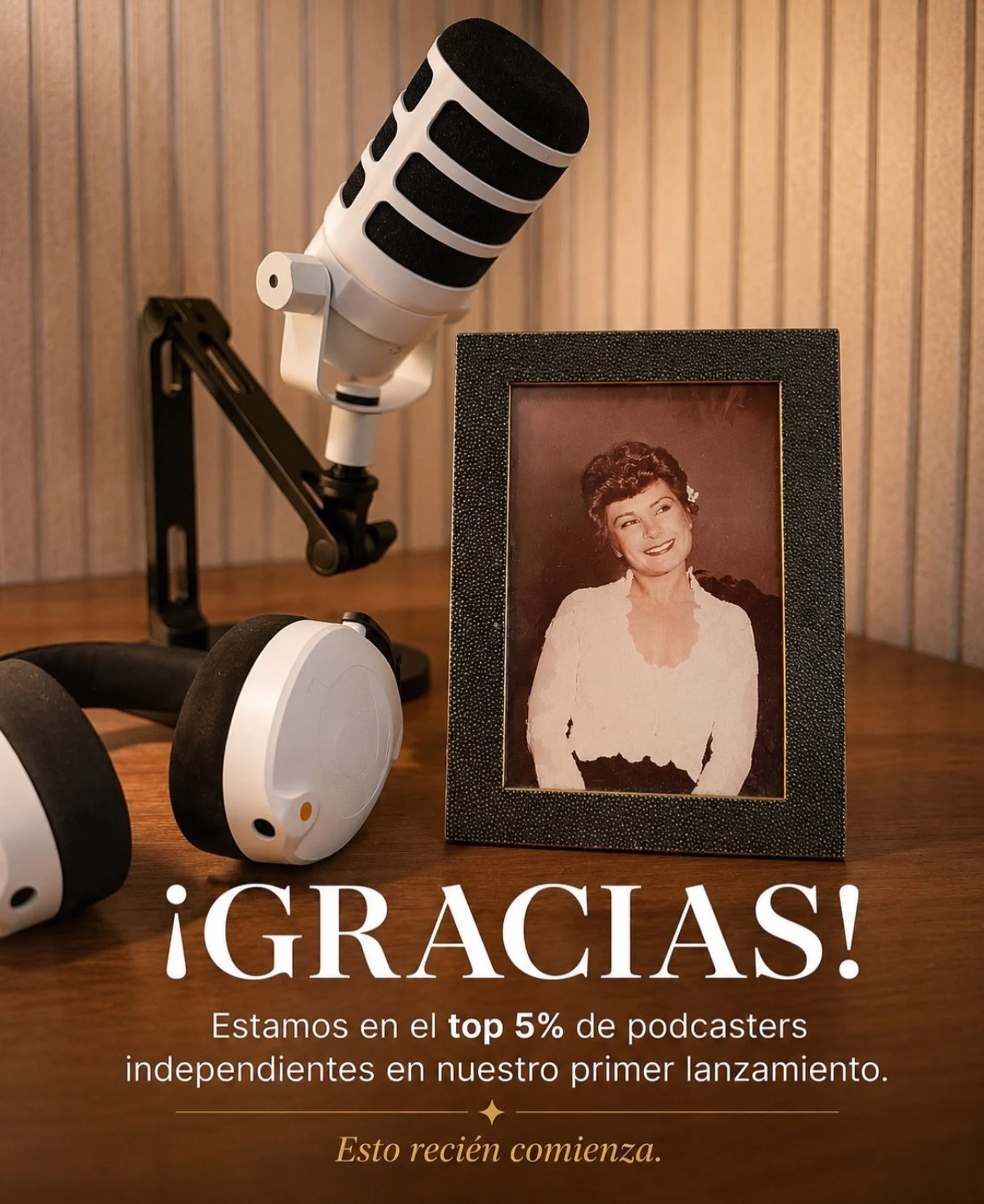 A un d&iacute;a de cumplir nuestra primera semana, nuestro P&oacute;dcast ya se ubica entre el 5 % de los podcasts con m&aacute;s descargas en sus primeros siete d&iacute;as.

Gracias a cada persona que escuch&oacute;, comparti&oacute; y se sum&oacut