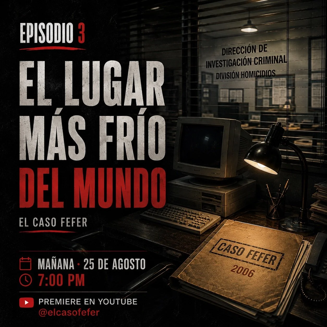 Ten&iacute;a 17 a&ntilde;os. Mi mam&aacute; acababa de ser asesinada. Y por primera vez entend&iacute; que, dentro de una investigaci&oacute;n, incluso el hijo de la v&iacute;ctima puede convertirse en parte de las preguntas.

Episodio 3 &mdash; El l